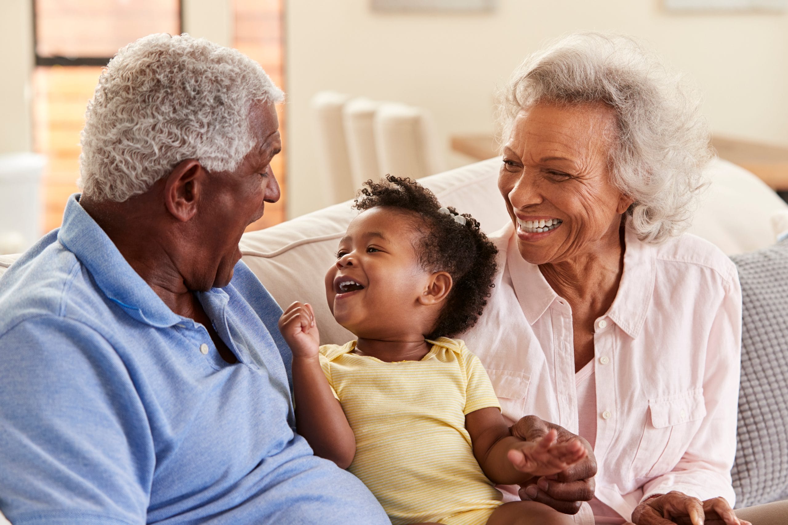 Grandparents and baby grandchild laughing | Grandparents Rights In Illinois
